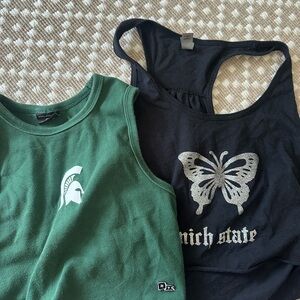 MSU michigan state tank tops